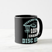 Mug Disque Golf Weekend Prévision Frisbee Discgolf (Devant droit)