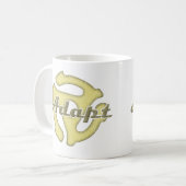 Mug Disque vinyle 45 (Devant gauche)