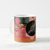 Mug Disque vinyle, souvent utilisé pour représenter la (Devant gauche)