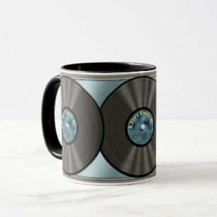 Mug Disque vinyle vintage