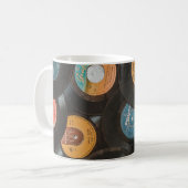 Mug Disques Classiques Vinyle Noir (Devant gauche)