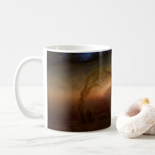Mug Disques De Matériel De Forme Planète Circulant Les (Avec donut)