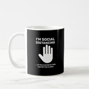 Mug Distances sociales Antisocial Introduction Restez