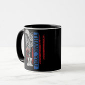Mug Distants Jour commémoratif Drapeau Boots Militaire (Devant gauche)
