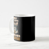 Mug Distrait Par Chiens Français Bulldog Frenchie Coff (Devant gauche)
