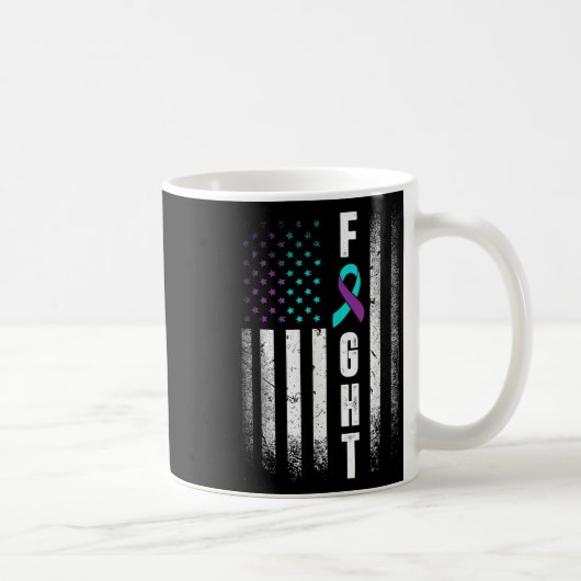 Mug Distresse Drapeau Américain Frapper Prévention Sui (Droite)