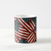 Mug Distressed American Flag Art (Centre)