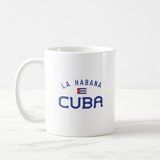 Mug Distressed La Habana (La Havane) Cuba (Gauche)