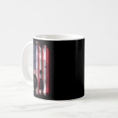 Mug Distressed Us Drapeau Bowling Patriotic Bowler Hom (Devant gauche)