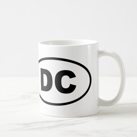 Mug District de Washington DC de Columbia (Droite)