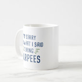 Mug Dit pendant la burpée (Devant gauche)