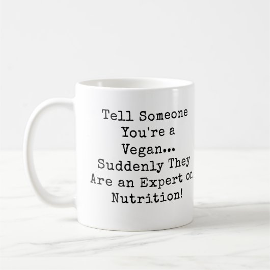 Mug Dites à quelqu'un que vous êtes un expert en nutri (Gauche)