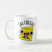 Mug Dites Cheese Funny Photographe Pun (Gauche)