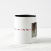 Mug Dites juste non à l'abus de boris ! (Centre)