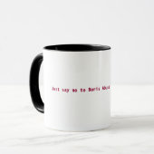 Mug Dites juste non à l'abus de boris ! (Devant gauche)