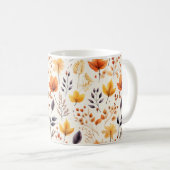 Mug Dites-le avec des feuilles d'automne 2 - (Devant droit)