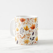 Mug Dites-le avec des feuilles d'automne 2 - (Devant gauche)