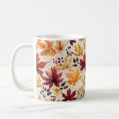 Mug Dites-le avec les feuilles d'automne 3 - (Gauche)