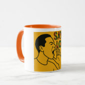 MUG DITES-LE LOUD (IMAGE MASCULE) (Devant gauche)