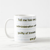 Mug Dites-le Moi Sans Me Dire TRAHISON ! (Gauche)