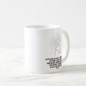 Mug Dites-Leur Qui Sont D'Un Coeur Effrayant (Devant droit)