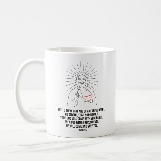 Mug Dites-Leur Qui Sont D'Un Coeur Effrayant (Gauche)
