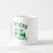 Mug Dites moins de randonnée plus (Devant gauche)