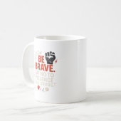 Mug "Dites non à la violence et aux drogues - Déclarat (Devant gauche)