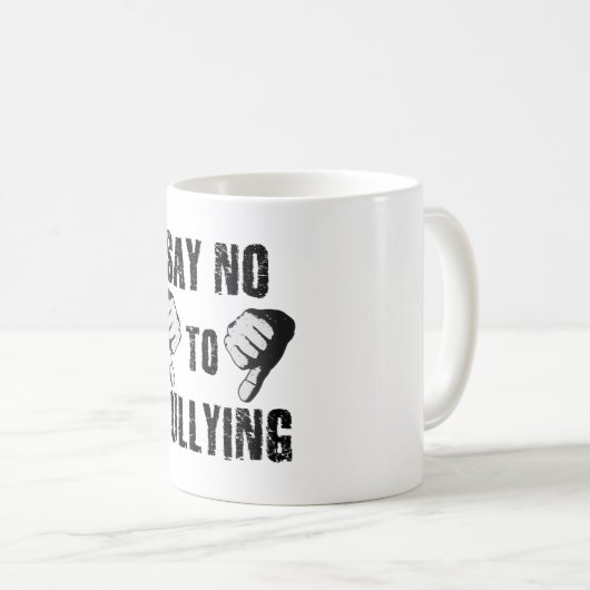 Mug Dites non à l'intimidation (Devant droit)
