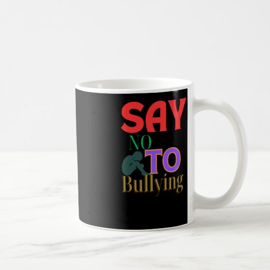 Mug Dites non à l'intimidation - Sensibilisation à l'i (Droite)