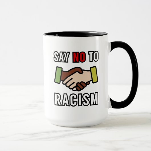 Mug Dites Non Au Racisme (Droite)