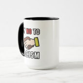 Mug Dites Non Au Racisme (Devant gauche)