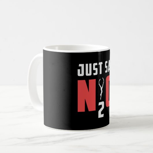 Mug Dites simplement N2O Plongée Plongée Plongée Plong (Devant gauche)