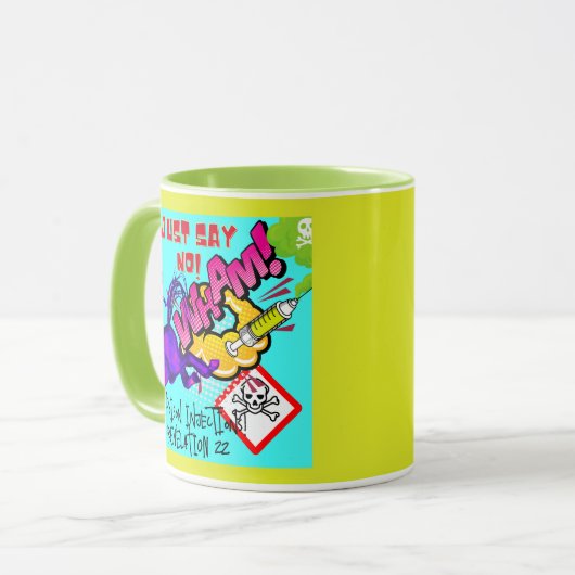 Mug dites simplement NON (Devant gauche)