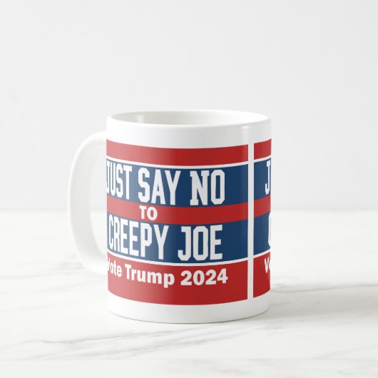 Mug Dites simplement non au Déplaisant Joe Pro Donald  (Devant gauche)
