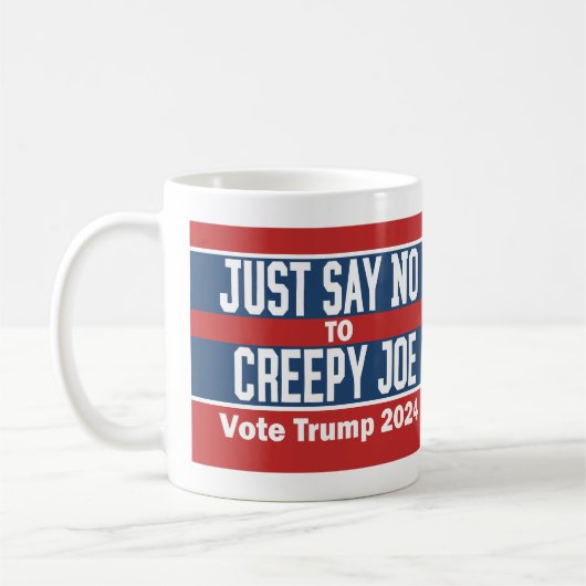 Mug Dites simplement non au Déplaisant Joe Pro Donald  (Gauche)