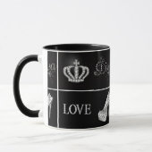 Mug Diva Crown High Heel Love Collage (Gauche)
