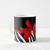 Mug Diva de diamant (rouge) (Devant gauche)