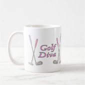 Mug Diva de golf (Gauche)