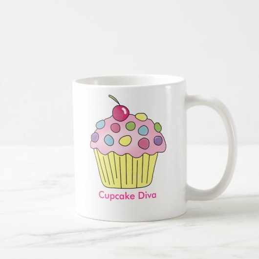 Mug Diva de petit gâteau (Droite)