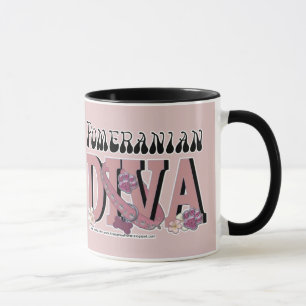 Mug DIVA de Pomeranian