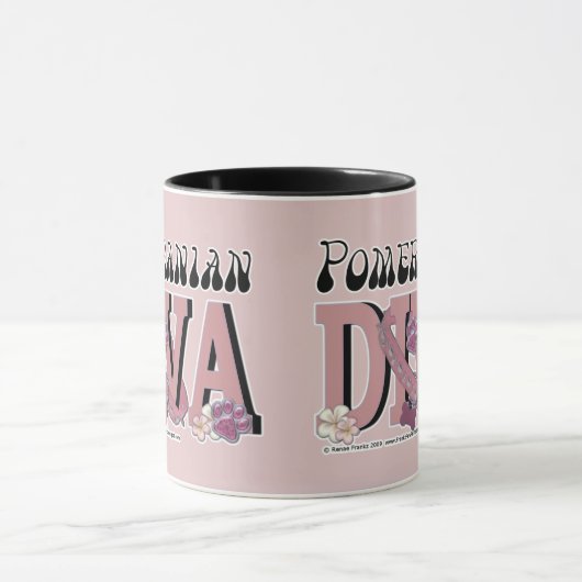 Mug DIVA de Pomeranian (Centre)