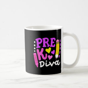 Mug diva de pré-maternelle humouristique bienvenue aux
