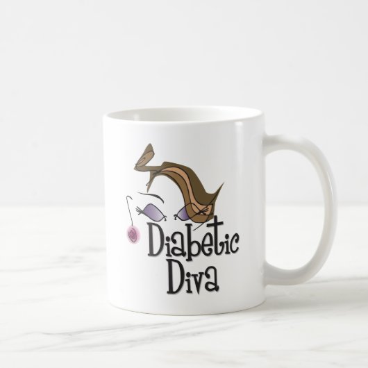 Mug Diva diabétique (Droite)