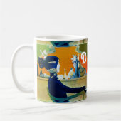 MUG DIVA EN BLEU, MONOGRAMME DE MODE BEAUTÉ (Gauche)