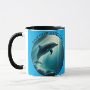 Mug Dive Deep Live Dolphin gratuit