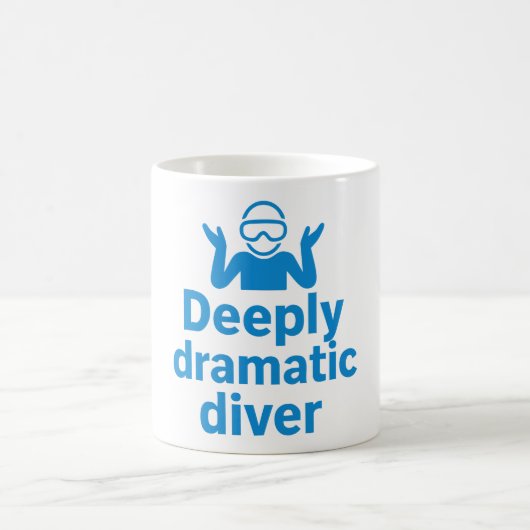 Mug Diver Profondément Dramatique (Centre)