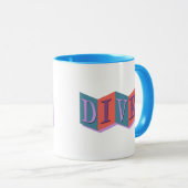 Mug Diver (retro sign) (Devant droit)