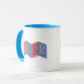 Mug Diver (retro sign) (Devant gauche)