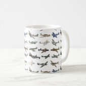 Mug Divers avions 2ÈME GUERRE MONDIALE britanniques (Devant droit)